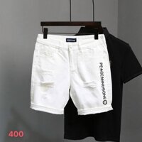 Quần Short Jean Nam Vải Bò , Quần Lửng Nam Jean thời trang