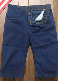 Quần short jean nam xanh cào xước Q168 - 34