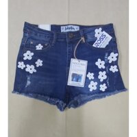 Quần short jean ngắn nữ size 25-27-28 hiệu Indigo Rein chính hãng hàng mỹ