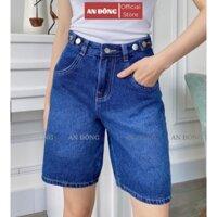 Quần SHORT JEAN Nữ 2 Nút Đai Cài Chỉnh Eo (JN-5N)
