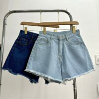 Quần Short Jean Nữ Bigsize Ống Rộng Lưng Cao Quần Jean Nữ Dành Cho Các Nàng Chuppy J1