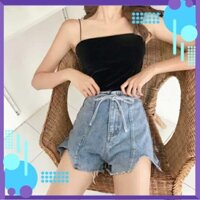 QUẦN SHORT JEAN NỮ CỘT NƠ KIỂU SIÊU XỊN SIZE S,M,L 0Z02