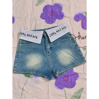 Quần short jean nữ dáng ngắn sexy quần short jean HC cạp cao