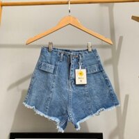 Quần short jean nữ lưng cao King168 , quần short nữ cao cấp QS99 🌟