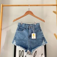 Quần short jean nữ lưng cao King168 , quần short nữ cao cấp YT06 🌟