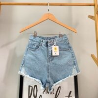 Quần short jean nữ lưng cao King168 , quần short nữ cao cấp YT07 🌟