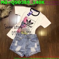 Quần short jean nữ rách cá tính QSO369