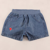 Quần short jean thêu tim hàng BALABALA xuất