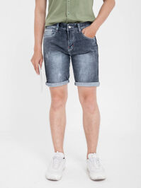 Quần Short Jean Xám Chuột Đậm QS158