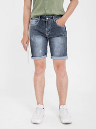 Quần Short Jean Xám Chuột Đậm QS158