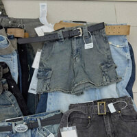 Quần short jeans kèm nịt dáng mini Hàn Quốc 6823