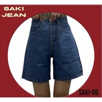 Quần Short Jeans Nữ Lưng Cao SAKI-06