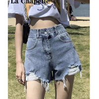 Quần Short Jeans Nữ , Quần Đùi Nữ Chất Liệu Denim Siêu Xinh Ống Rộng Kute L16