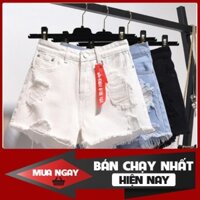 QUẦN SHORT JEANS NỮ RÁCH TUA RUA CÁ TÍNH NEW 2020 YW981C