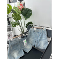 QUẦN SHORT JEANS QUẦN ĐÙI TRÊN GỐI SỌC BASIC FORM UNISEX NAM NỮ (hình chụp thật)