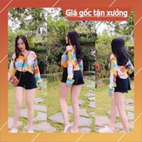 QUẦN SHORT JEANS TRẮNG/ĐEN CO GIÃN LƯNG CAO- hình thật sp