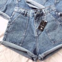 Quần short jeans vnxk