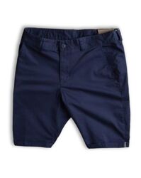 Quần short kaki basic, gấp LV bọc viền dây dệt sườn ESBK002