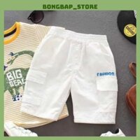 Quần short kaki bé trai size đại 25-60kg