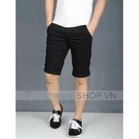 QUẦN SHORT KAKI CAO CẤP ( ĐEN)