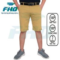 Quần short kaki dây kéo nam chất co giãn kiểu dáng hiện đại thời trang FHDQ003