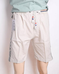 Quần Short kaki lửng lưng thun nam - XL - Màu kem