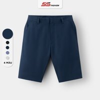 Quần Short Kaki Nam 5S FASHION Mềm Mịn, Thiết Kế Basic, Cúc Ẩn Mặt Trong Lịch Sự (QSK24014)