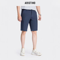Quần short kaki nam ARISTINO regular fit cotton túi xẻ hai bên phong cách phóng khoáng ASO056AZ