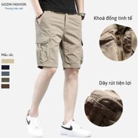 Quần short kaki nam GOZIN FASHION chất liệu kaki co giãn phong cách trẻ trung, cá tính 5 màu dễ phối đồ -JA02