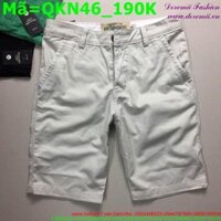 Quần short kaki nam màu trắng QKN46