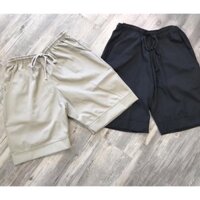 Quần short kaki nam nữ trơn