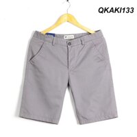 Quần short kaki nam vải cotton 100% dày mềm QKAKI13