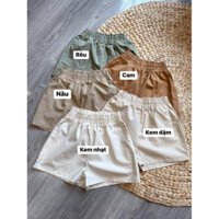 Quần short kaki nữ