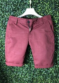 quan short kaki pull&bear đỏ đô QS_46