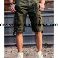 Quần short kaki túi hộp 6 túi dây kéo thời trang cao cấp PT373