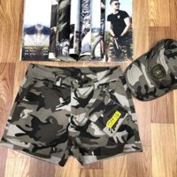Quần short lính rằn ri cho nữ
