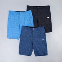 Quần short lining nam, Quần short golf 579 mặc chạm gối họa tiết chìm, Chất vải không bai không xù, Form dáng chuẩn
