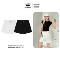 Quần Short Lửng Kaki Jean Nữ, Lưng Cao, Dáng Ngắn Trên Gối QS067