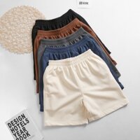 Quần Short Lửng Nữ Active Lưng Thun GINE STORE – Trẻ Trung Năng Động, Đùi Ngố Mẫu Mới Hè Thu Mặc Mát Mẻ