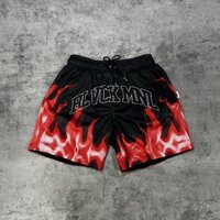 Quần Short Lưới Lửa "manila Đen"