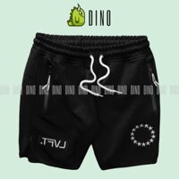 Quần Short LVFT Thể Thao Nam Vải Thun Lạnh Xẻ Tà [ĐỒ TẬP GYM NAM]