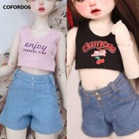 Quần short mùa hè COFORDOS, Quần jean búp bê mặc thường ngày thời trang, Phụ kiện DIY Búp bê Mini thủ công Quần áo cho búp bê 1 / 3 1 / 4 1 / 6 BJD 30 / 45 / 60cm