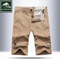 Quần Short Mùa Hè Nam Thanh Niên Nam Size Lớn Rời Thể Thao Nhiều Túi 5 Điểm Quần Giữa Hợp Thời Trang 887