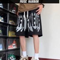 Quần Short Mùa Hè Thẳng Rời Mỹ Quần Mỏng Thường Ngày