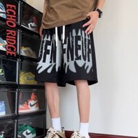 Quần Short Mùa Hè Thẳng Rời Mỹ Quần Mỏng Thường Ngày