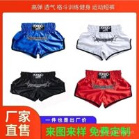 Quần short Muay Thai, quần tập luyện chiến đấu, quần thể thao chuyên nghiệp unisex