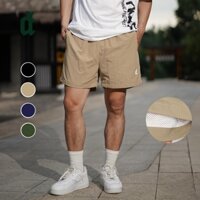 Quần short nam 2 lớp vải lót lưới, quần sooc streetwear cạp chun Dark of Star DMS101