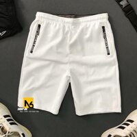 Quần short nam big size quần sọt nam thể thao quần đùi nam mặc nhà quần thun nam cotton 4 chiều co giãn cao cấp ShopN6 - TSB2 - XL - Trắng