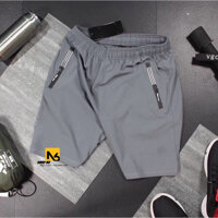 Quần short nam big size quần sọt nam thể thao quần đùi nam mặc nhà quần thun nam cotton 4 chiều co giãn cao cấp ShopN6 - TSB2 - M - Xám