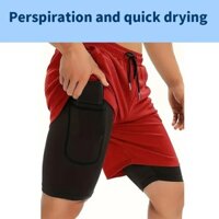 Quần short nam chạy bộ thể thao, phong cách casual, thích hợp cho hoạt động ngoài trời. Thiết kế rộng rãi, nhiều túi tiệ